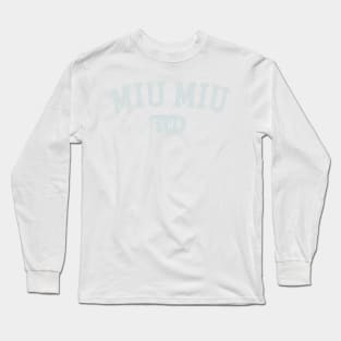 pixels-miu-miu-league-2-not including outer transparent Long Sleeve T-Shirt